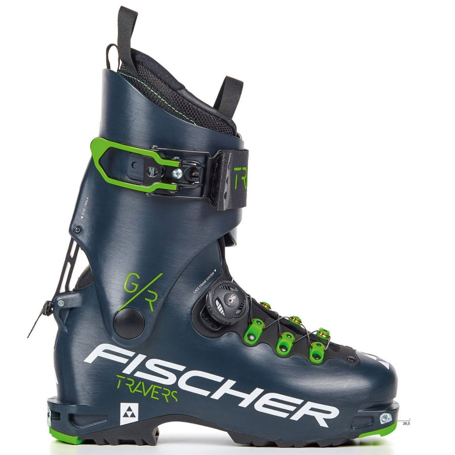 skialpové lyžiarky FISCHER Travers GR dark blue/green